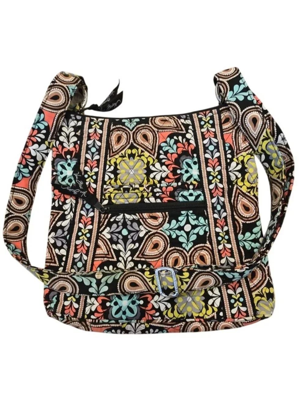 Vera Bradley SIERRA Floral Quilted Crossbody Bag Adjustable Strap - Picture 2 of 15